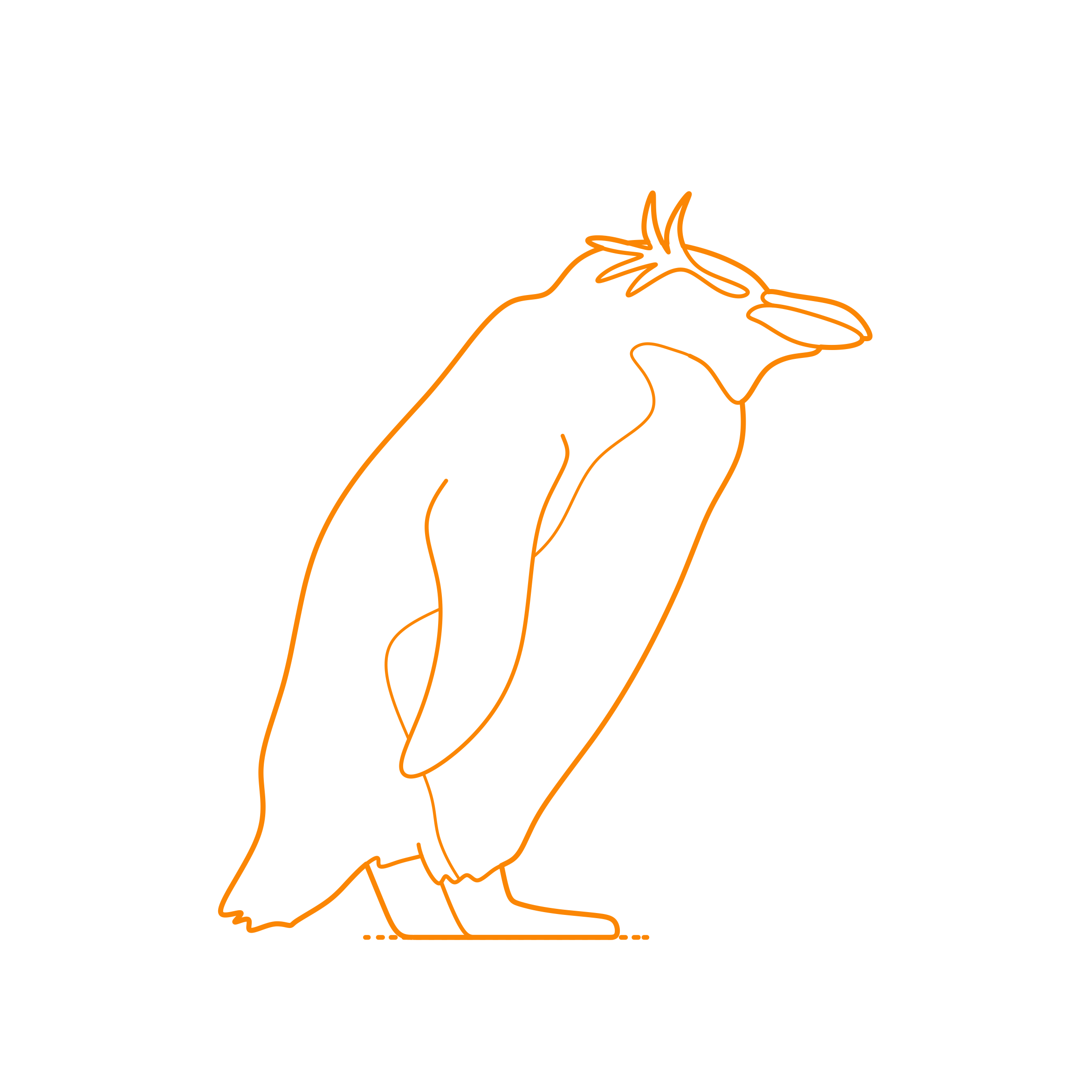 Animals Penguins Erect Crested Penguin Vinyl Cutting Svg File Free Vectors